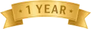One-year craftsmanship warranty badge