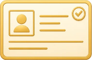 Licensed and background-checked contractor badge