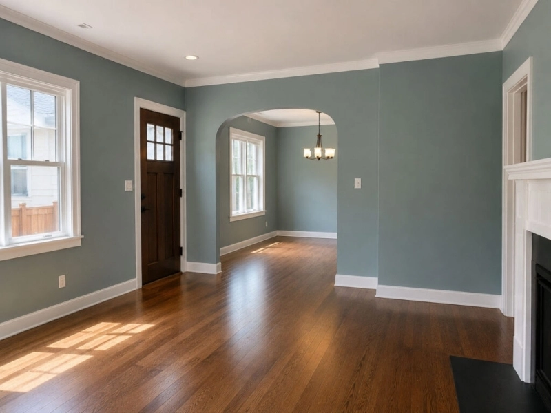 Full-room interior painting in a San Jose home
