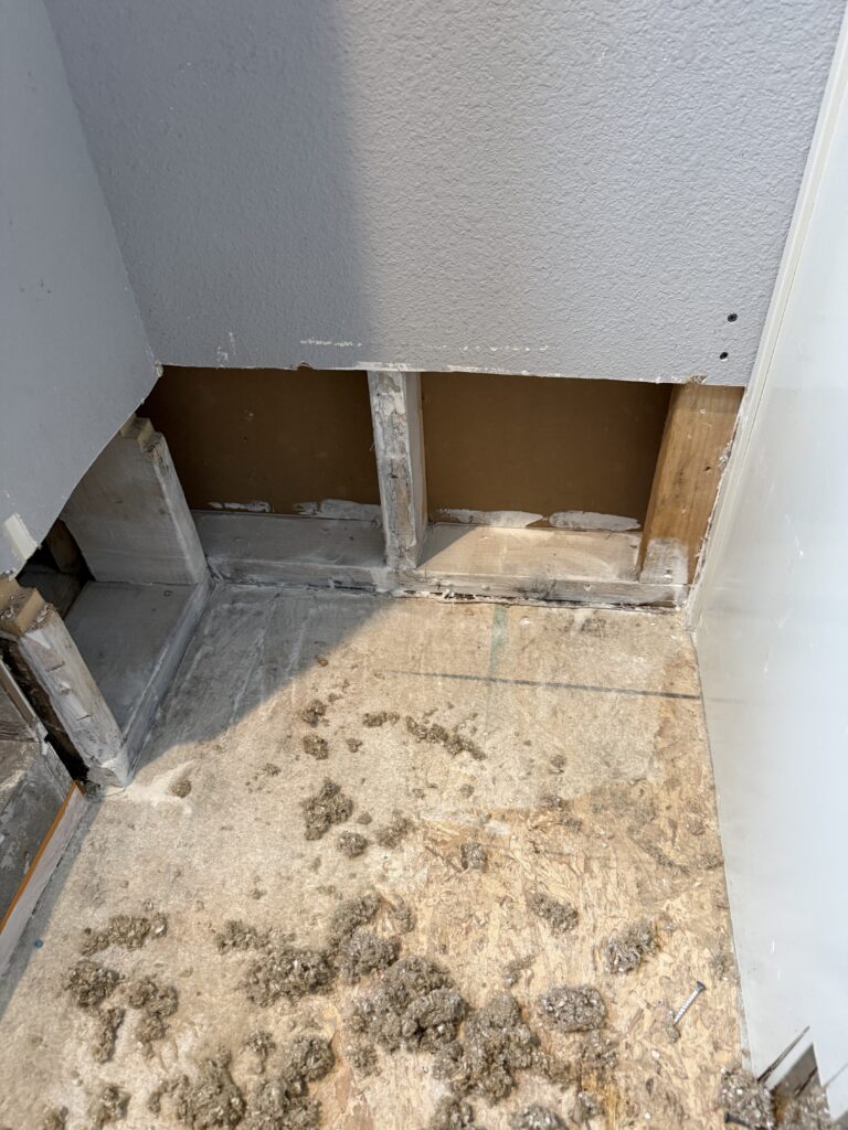 Water damaged drywall removal and demolition San Jose