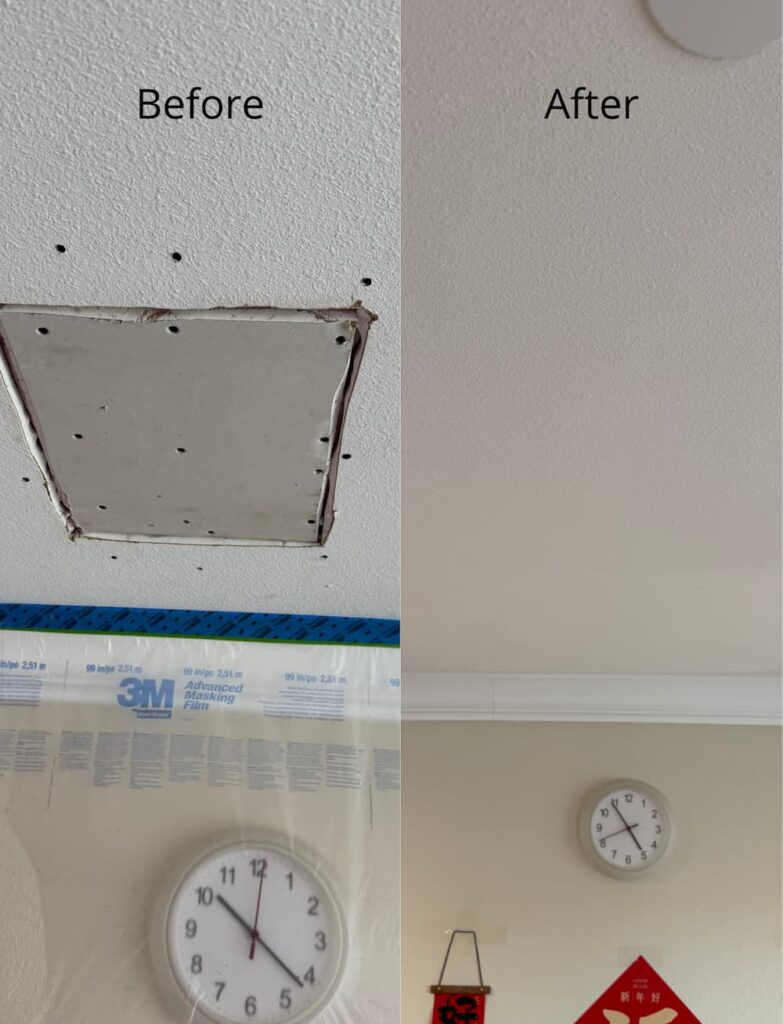 Drywall patching and interior painting service San Jose