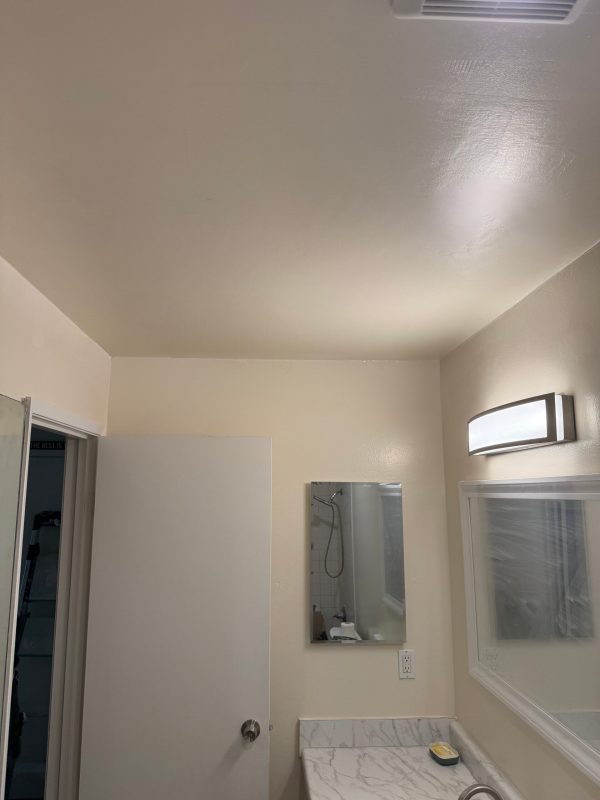 Seamless ceiling texture matching and corner to corner painting San Jose